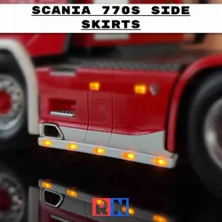 1/14 Tamiya Scania 770s Illuminated Side Skirt extensions