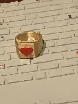 3D printer bestanden | 3MF | Hart ring