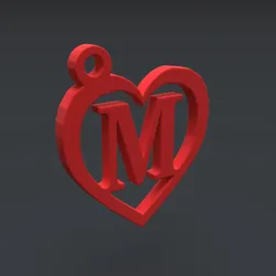 3D printer bestanden | 3MF | M-Valentine’s Day Gift Keychain