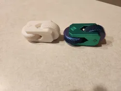 90-degree Helical Gear Fidget