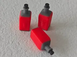 Botella de Poción Curativa detallada en miniatura - Modelo de impresión 3D gratuito