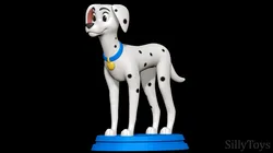 Characters & Creatures STL Descărcare - Perdita - 101 Dalmatians - SillyToys ✅