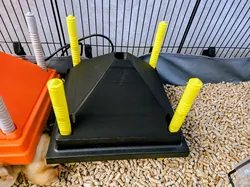 Chicken Brooder Heatplate Pyramid (Poop) Guard. 10"x10"