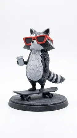 Cool Racoon - Skating
