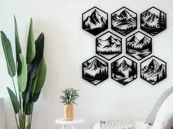 Hexagonal Wall Art Collection