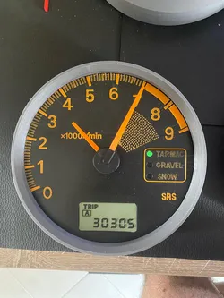 Mitsubishi Lancer Evo 9 Tachometer Wall Clock