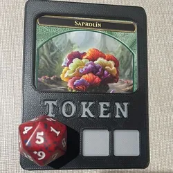 MTG Token Overlay (2 Versions) — Frame & Sleeve Token Counter