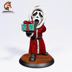 Other STL Download - Ghost Face - Santa Claus 3D PRINTINGby ZENBRUSH3D
