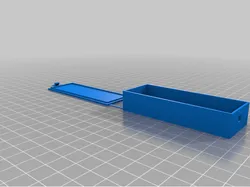 Parametric Flex-Hinge Box With Latch for OpenSCAD