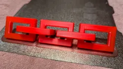 Print in Place Chain with Chamfers