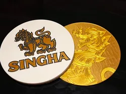 Singha Beer Coaster - Thailand
