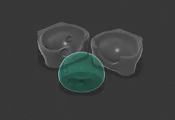 Slime mold for silicone casting