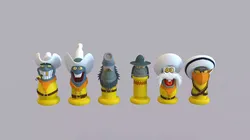 TOON BULLETS - WHO FRAMED ROGER RABBIT GUN AND BULLETS 3D print model