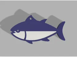 tuna keychain (鮪/マグロ)