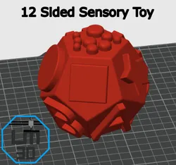 Two-In-One 12 Sided Sensory Toy