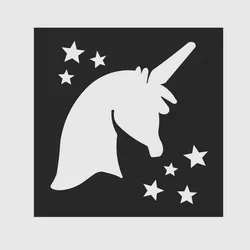 unicorn stencil