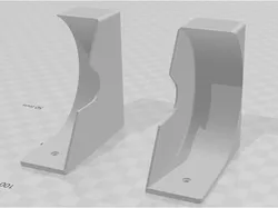 Wall mount for 3 inch wheels