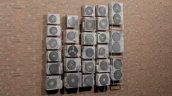 26 Air Conditioner Clean And Dirty Textures With One Texture Low-poly 3D model