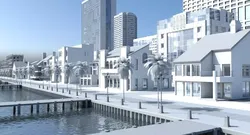 3d City Port 3D model