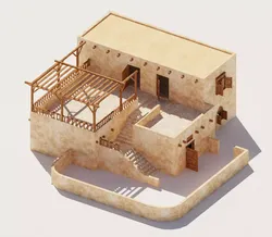 Ancient Desert House 8 3D model