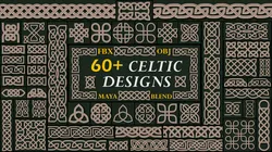 ARCHITECTURAL KITBASH CELTIC Low-poly 3D model