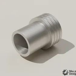 Conical flange