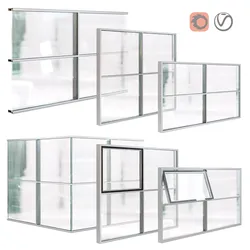 Curtain Wall 3D model