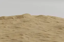 DESERT sand dunes 3D model