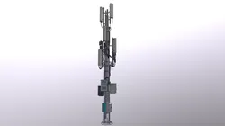 Electric Poles Jammer Low-poly 3D model