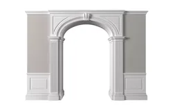 Entrance  Arched Doorway Opening Classic Wall paneling 3D model