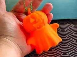 Fișiere pentru imprimante 3D | Fișier 3MF | 万圣节南瓜幽灵（蜡烛灯）