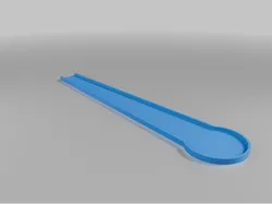 Flat drip spout