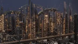 Futuristic Sci-Fi City  3D model