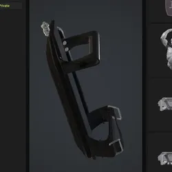 Gratis Cosplay STL indir - Arm shield with Spike  - Savag3dino