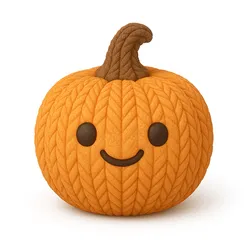 Knitted Pumpkin Pal