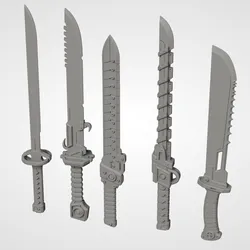 melee weapons