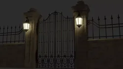 Metal Gate 3D Model 3D model