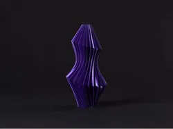 Modern Sculptural Vase (vase mode)