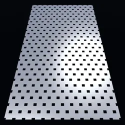 Perforated panel with 14 percent opening 25O138