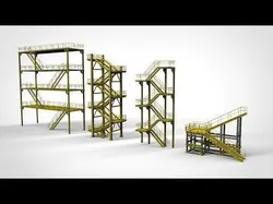 sci-fi stairs 1 3D model