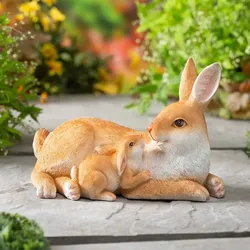 Sculptures & Artworks STL Download - mother and baby bunny by ARidolcreation