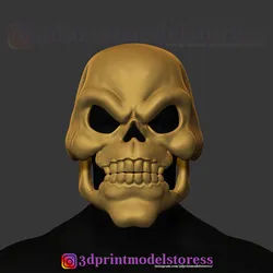 Skeletor Mask 1980 He-Man Costume Cosplay Helmet 3D Print Model