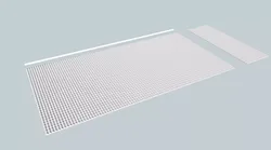 Spanish Tile Roof Sheet N scale 3D print model