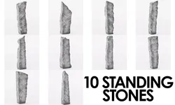 Standing Stones - 10 Low-Poly Monolith Models - Game-Ready Low-poly 3D model