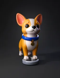 urna funeraria para cenizas de mascota con forma de perro raza chihua