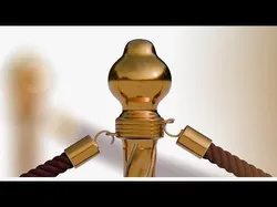 Velvet Rope Stanchion 3D model