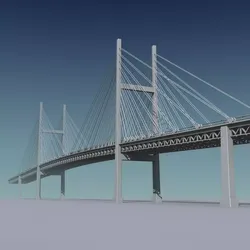 Yokohama Bay Bridge 3D model