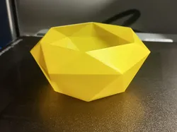 3D printer bestanden | 3MF | Lage poly bloempot