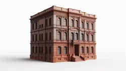 Abandoned Buildings STL 3D Model Set 3D print model