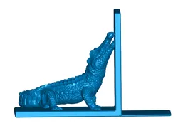 Alligator Bookends (Left and Right)